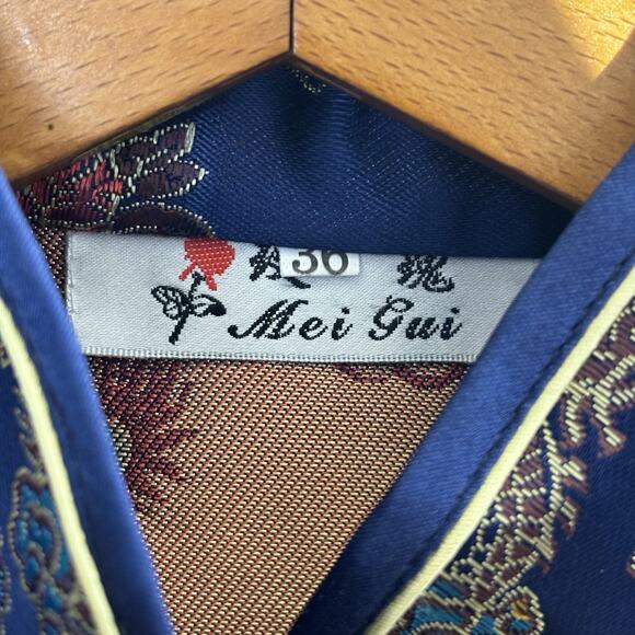 Mei Gui 100% Silk Traditional Japanese Dress Dragon Pattern Size 36 Small - Picture 8 of 9